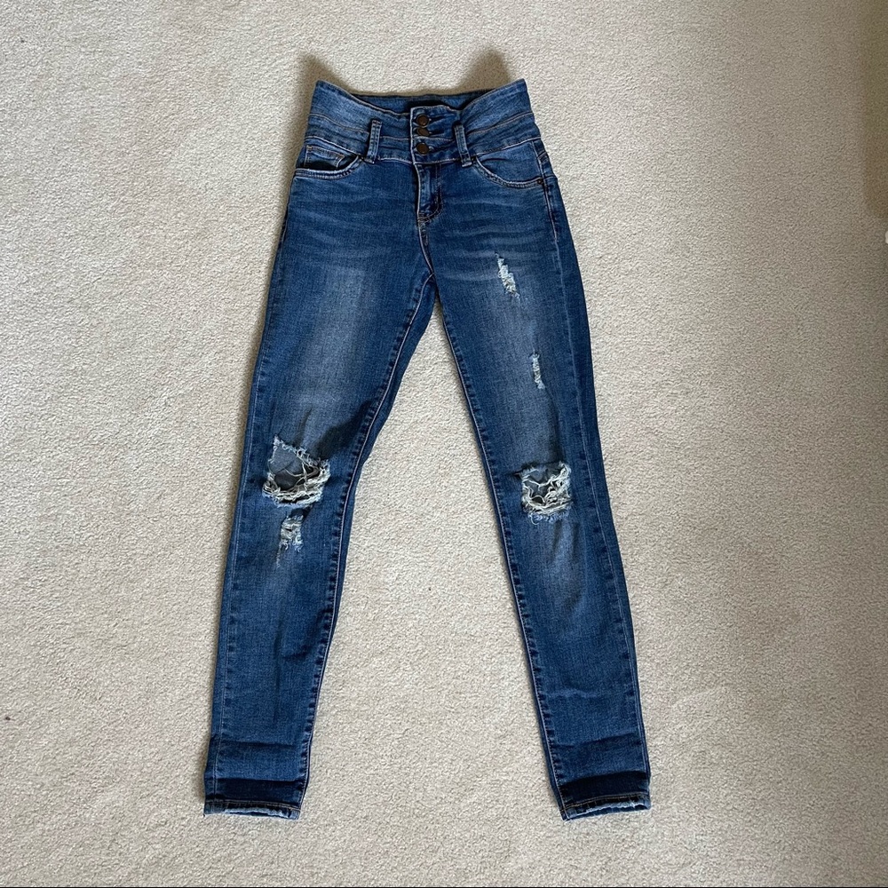 Urban Planet “Ibiza” High Rise Push Up Skinny Jeans